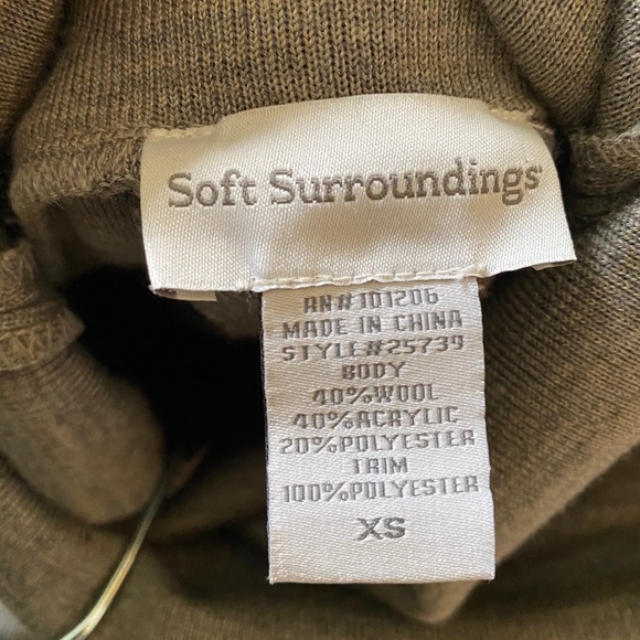 Wool blend knit cowl neck tunic dress sweater - Picture 8 of 8